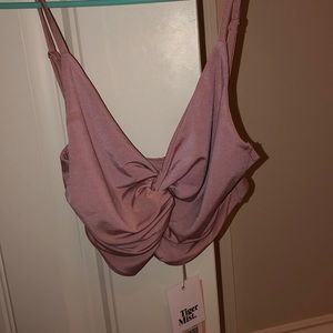 blush crop top, never worn.